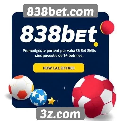 Promoções e bônus disponíveis em 838bet